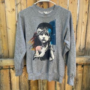 Vintage 1980s Les Miserables Sweatshirt (size M, more like a S)